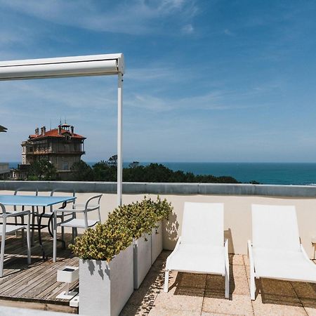 Appartement Piscine Terrasse 1 Min Plage Et Golf Bidart Bagian luar foto