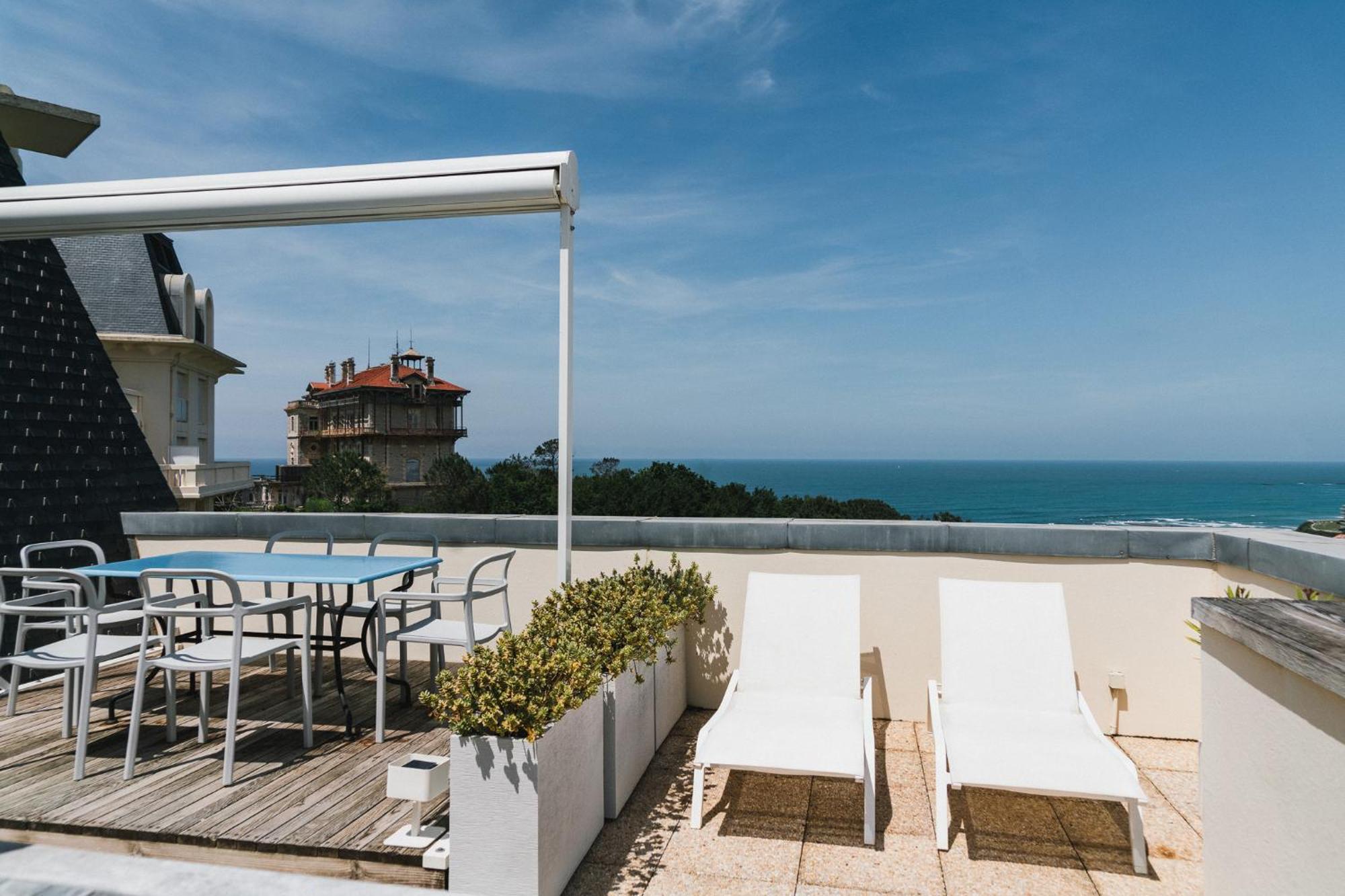Appartement Piscine Terrasse 1 Min Plage Et Golf Bidart Bagian luar foto